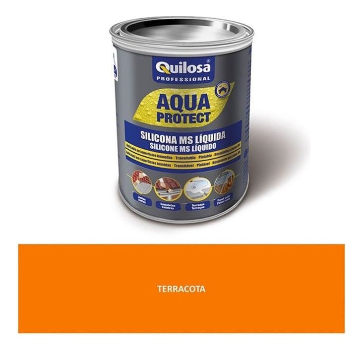 Impermeabilizante Silicona Ms Liquida Aquaprotect Terracota