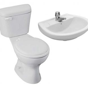 Promo Combo Wc Milan+lav Roma+llave Bl Fv