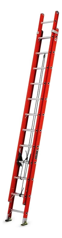 Escalera T1a Telescopica 6.40 Mt Fibra De Vidrio Cuprum