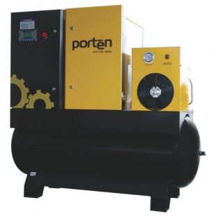 Compresor De Tornillo 3 En 1 De 10 Hp Y 350 Litros Porten