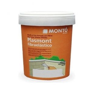 Masilla Plasmont Fibroelastico Blanco Litro Monto