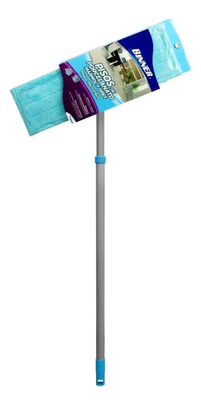 Mopa Microfibra Pisos Porcelanato Gres Marmol Premium Binner