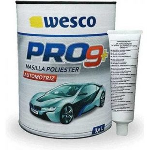 Masilla Poliester Pro9 Plus Con Catalizador De 1 Galon Wesco