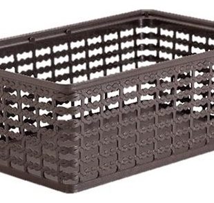 Canasta Deco Grande Wengue Rimax 35x23x 13cm