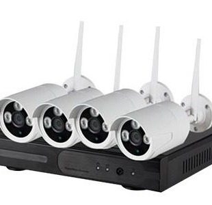 Kit 4 Camaras Wifi Tipo Bala Diel