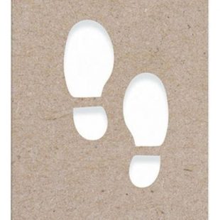 Plantilla Senaletica Distanciamiento Social Pies