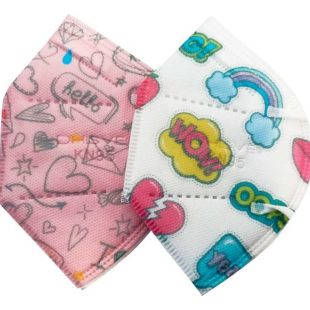 Mascarilla Kn95 Ninos Girl Dhisve X10