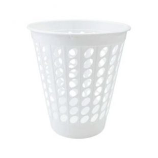Tacho Plastico Calado 5 Litros Blanco Rimax