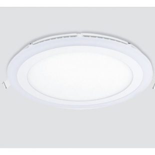Ojo De Buey Led Flat Rdo 12w 6500k 900lm 110-240v