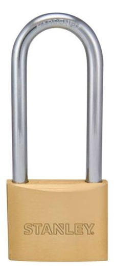 Candado De Bronce Solido 40mm Arco Largo Stanley