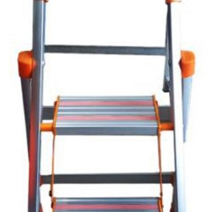 Escalera De Mano Aluminio 2 Gradas 0.95 Metros Premium