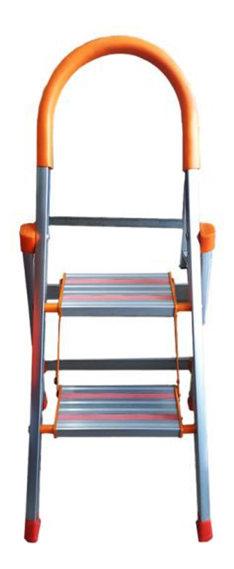 Escalera De Mano Aluminio 2 Gradas 0.95 Metros Premium