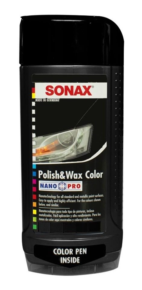 Pulimento Y Cera Negro 500ml Sonax