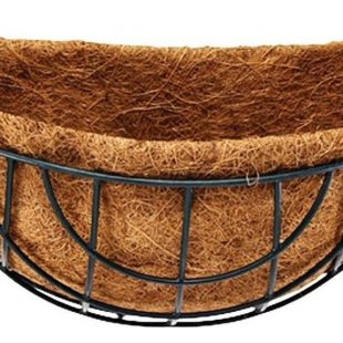 Maceta Fibra Coco Media Luna P/pared