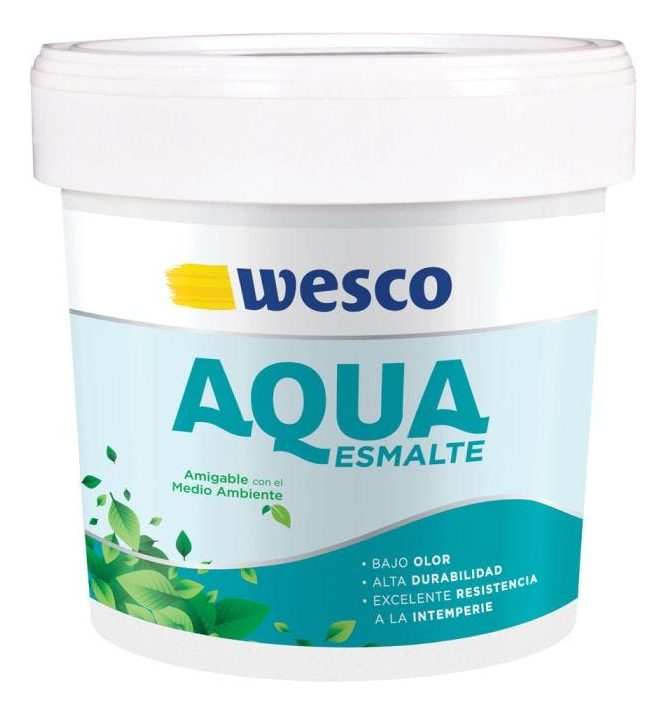 Esmalte Aqua Blanco Litro Wesco