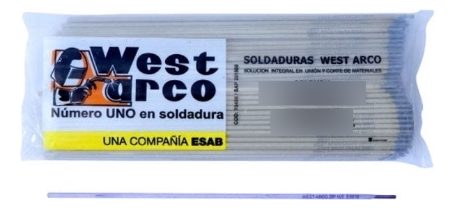 Electrodo 6010 De 1/8 Pulgada Y 1 Kilogramo West-arco