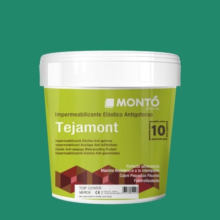 Impermeabilizante Tejamont Top Cover Verde Galon Monto