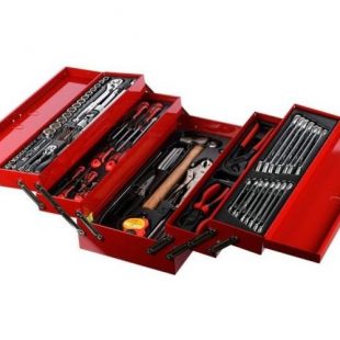 Juego De 108 Unidades De Herramientas Caja Metalica Portatil