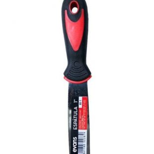 Espatula Metalica De 1 Con Mango De Goma Evans