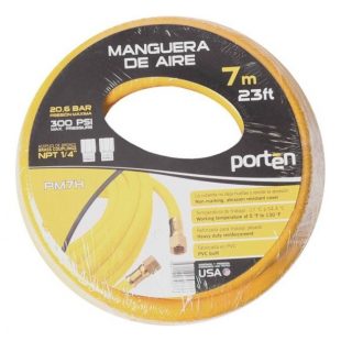 Manguera De Aire Compresor 1/4 7 Metros Hembra Reforzada
