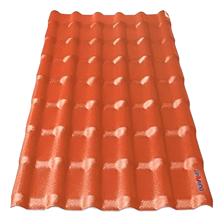 Teja Pvc Terracota 6.35x1.04mtx 2.5mm Duramit
