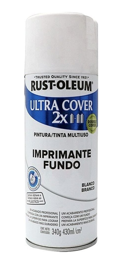 Fondo Primer Plástico 3d Aerosol Spray Imprimante Blanco