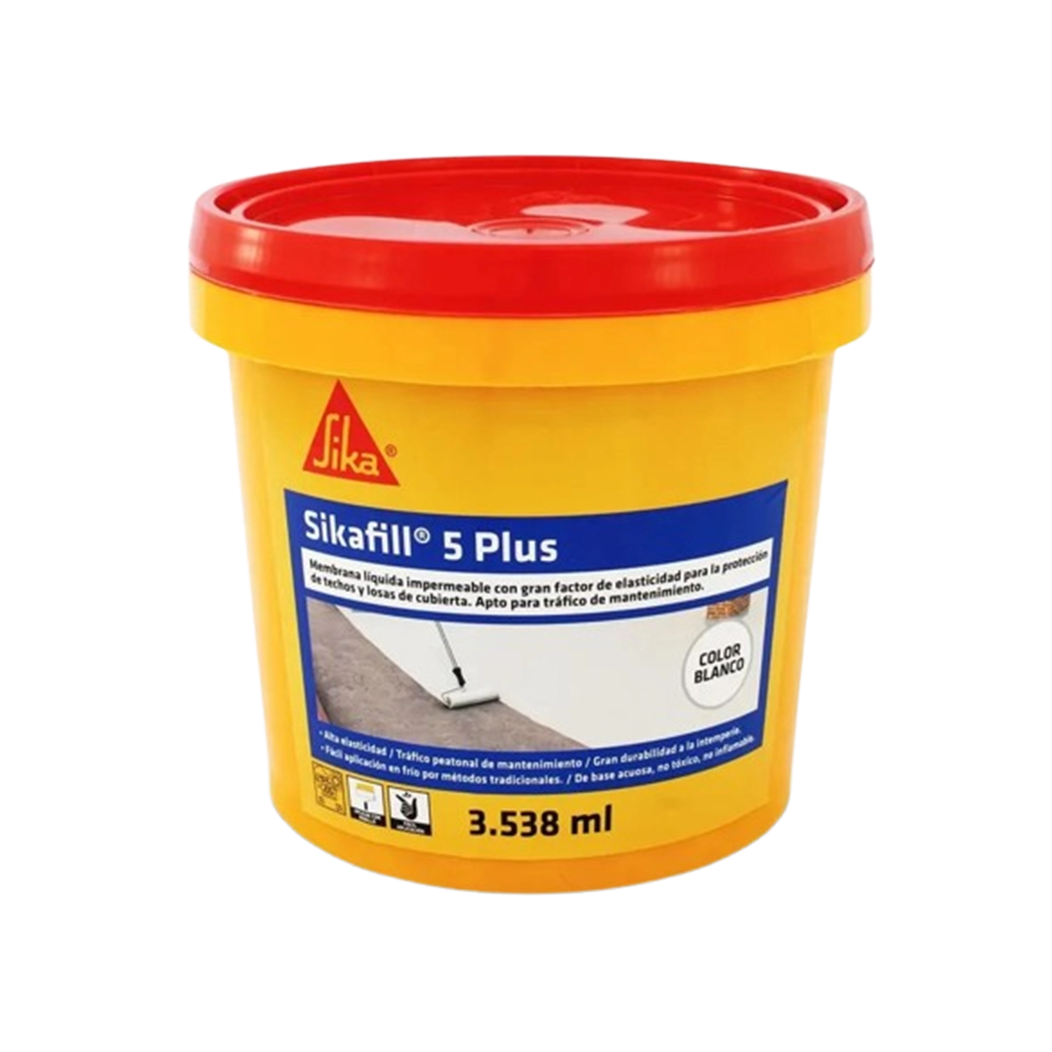 Pintura Impermeabilizante SikaFill 5 para Techos Galon Gris