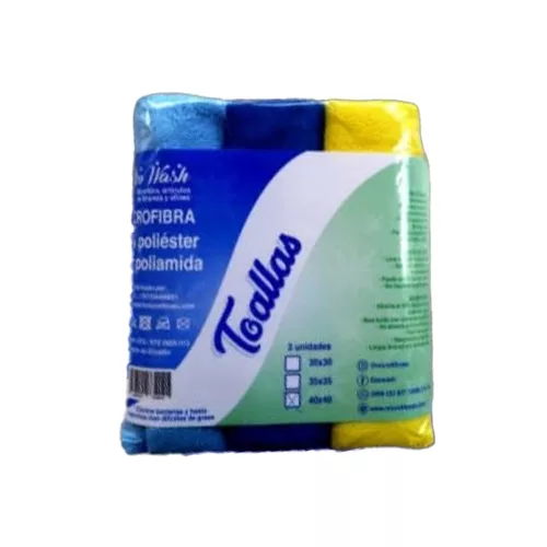 Paño Toalla de Microfibra para Limpieza Premium 3 Unidades