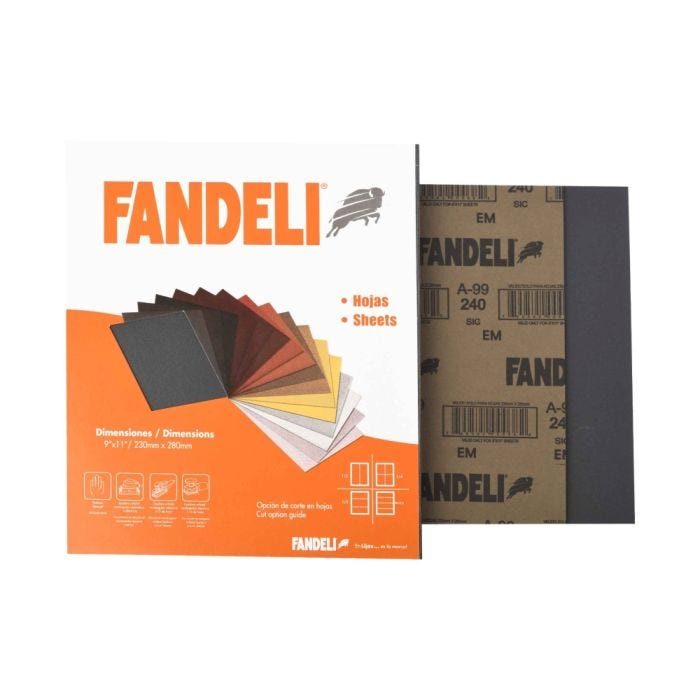 Lija de agua fandeli grano 240