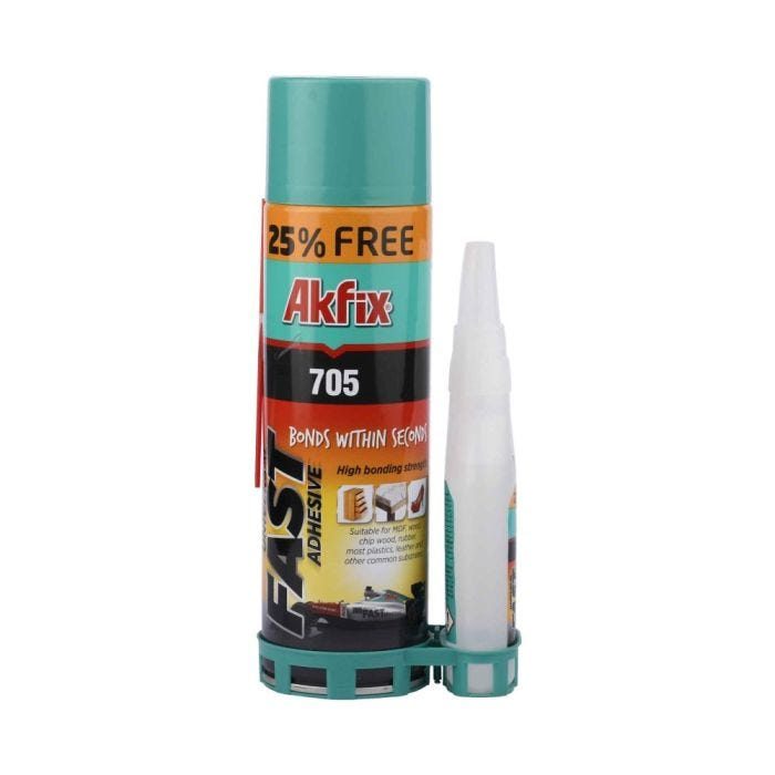 Adhesivo fast 705 de 125 gramos mas 500 mililitros akfix