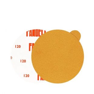 Lija de disco de 5 pulgadas fandeli adhesiva numero 120 stikit