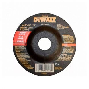 Disco de corte p&#039; metal 41/2 x 1/16&quot; dewalt