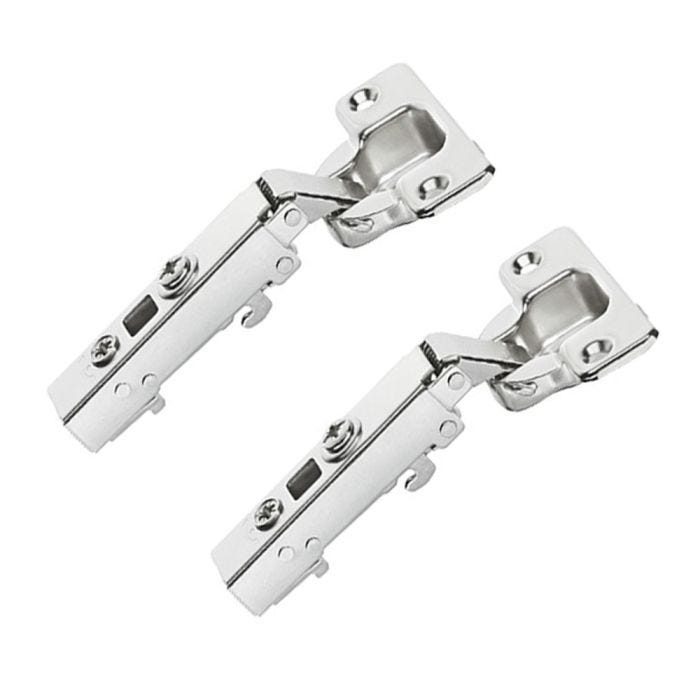 Juego de 2 bisagras rectas con tornillos hafele