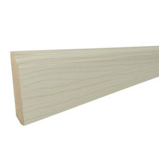 Barredera 1 white wood de 8 x 1.5 centimetros x 2.4 metros hardutsh