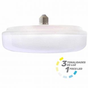 Foco plafon led smart 15 watts 3 tonos 2700k-4000k-6500k ledex