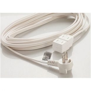 Extension electrica cube taps 2x16 awg 3 metros blanco