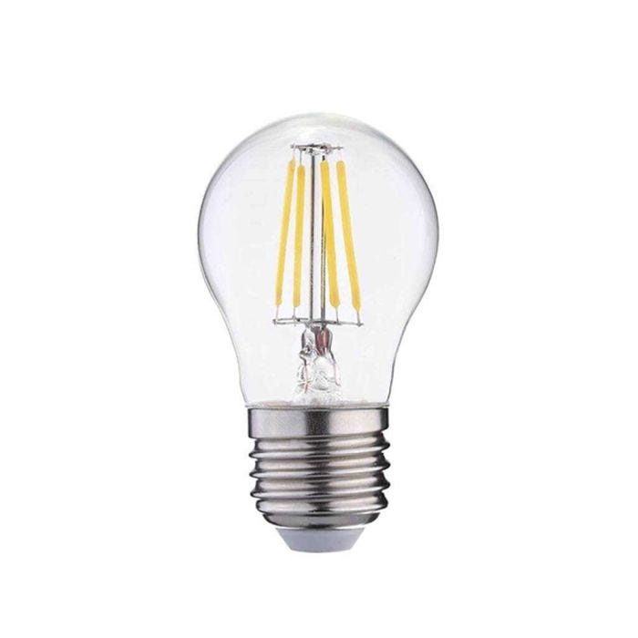 Foco led g45 filamento de zafiro 4 watts 2700k ledex