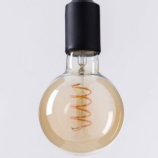 Foco led g95 dimerizable filamento de zafiro 4 watts 2500k ledex