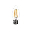 Foco vela led filamento safiro trnsp e27 4w 2700k 100-130v 35x92mm 440lm ledex