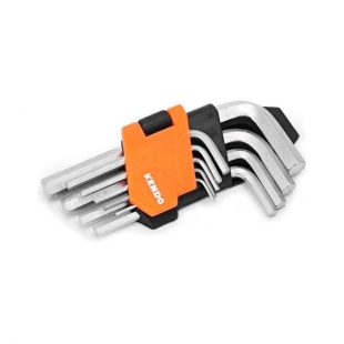 Juego de 9 llave allen hexagonal brazo extra largo kendo
