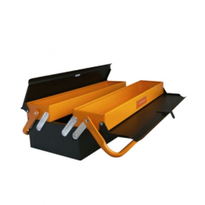 Caja de herramienta de metal 3 bandejas 46 x 20 x 16 centimetros kendo