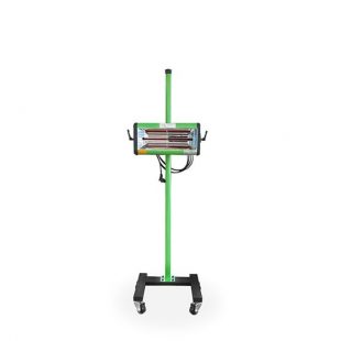 Lampara simple infrarroja para secado de pintura automatico muth