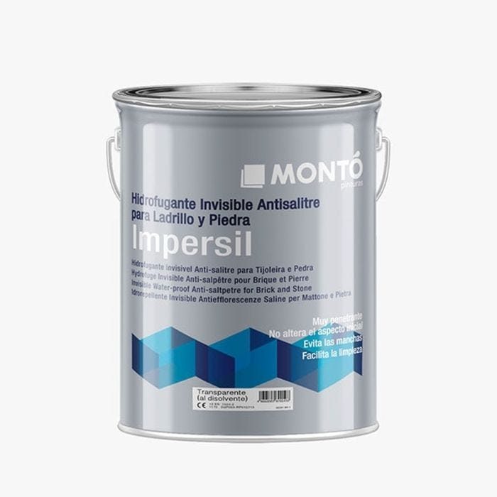 Impermeabilizante de fachadas y revestimientos impersil mate galon monto