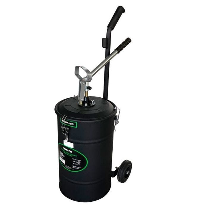 Engrasadora manual con tanque de 25 litros muth