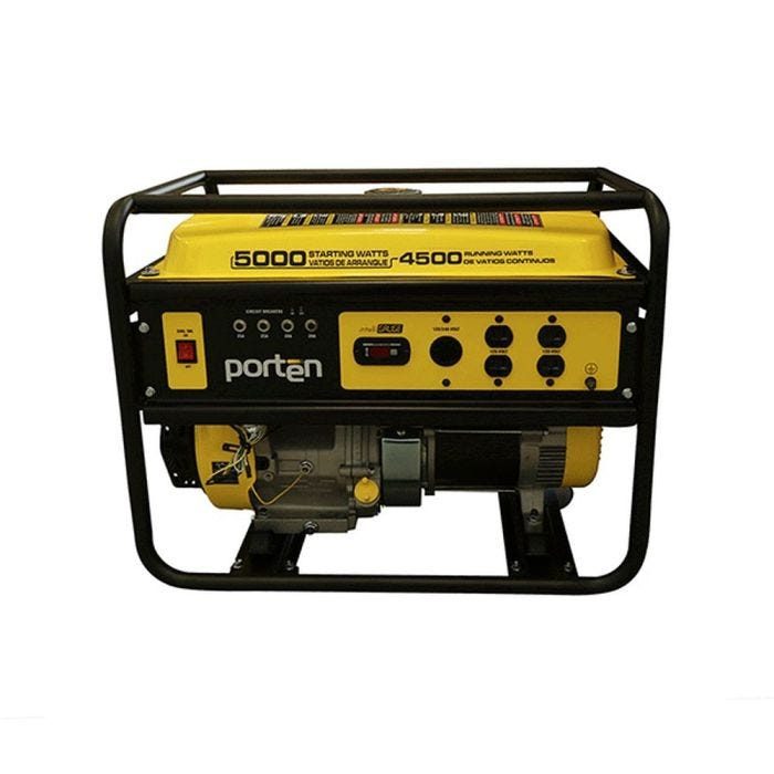Generador de 5000 watts a Gasolina Monofasico Porten Premium