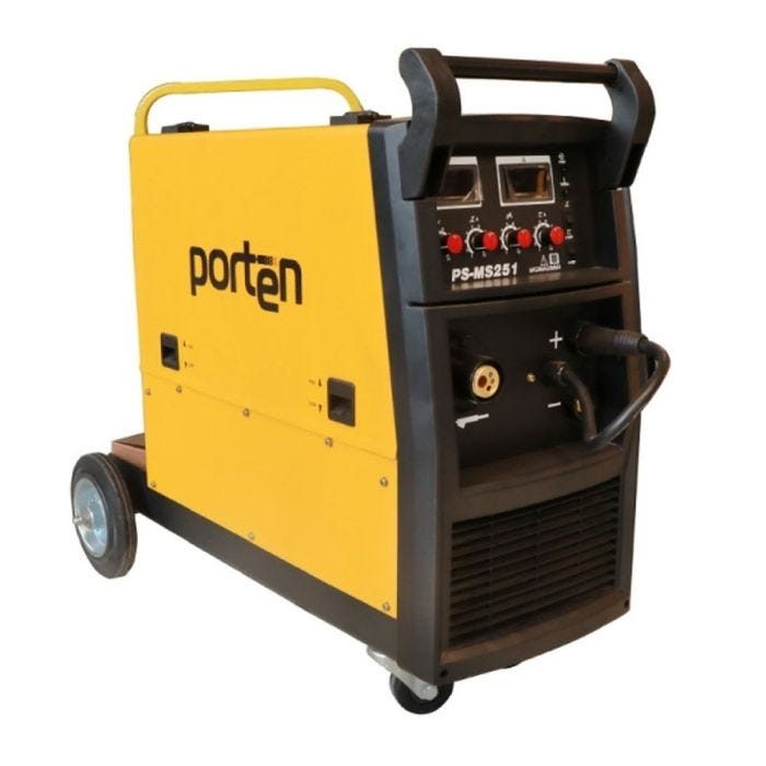 Soldadora inverter electrodo mig/mag 250a de 220v porten