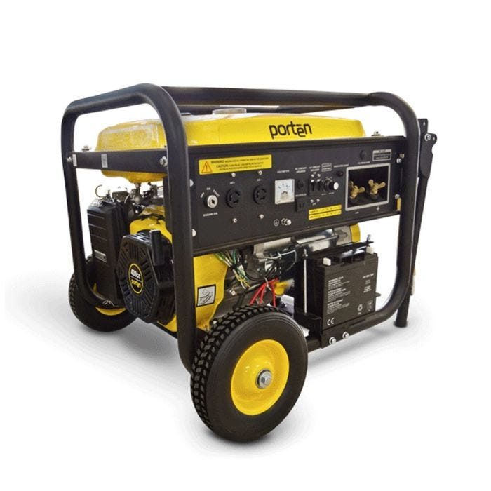 Soldadora / Generador de 5kva 220 Amperios 15 HP Electricidad a Gasolina Porten