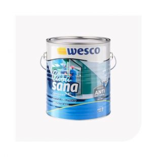 Pintura antibacterial blanca casa sana galon wesco