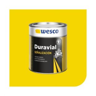 Duravial pintura trafico amarillo alquidico de  1 litro wesco