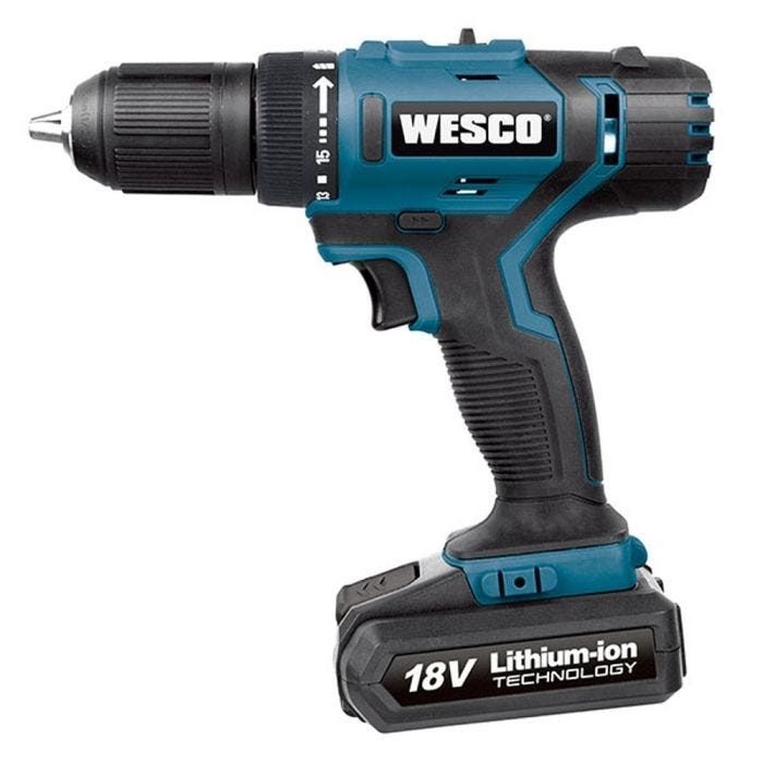 Taladro inalambrico 1/2 18v wesco